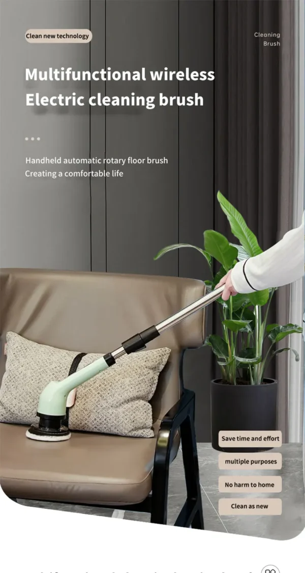 Electric Spin Scrubber Set