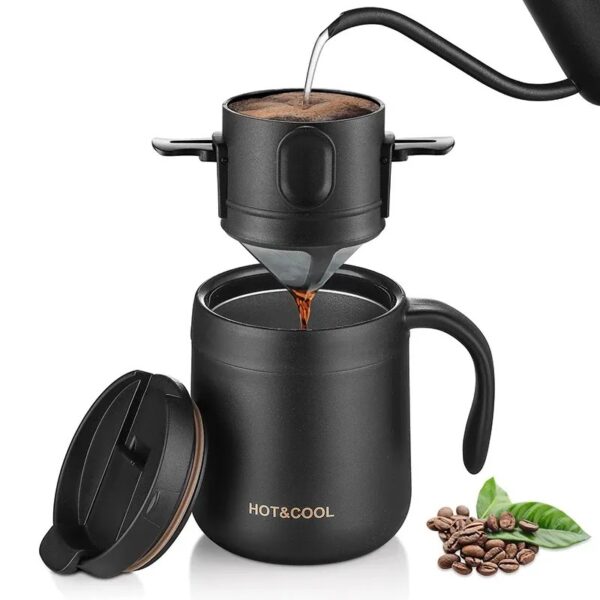 stainless steel coffee dripper
